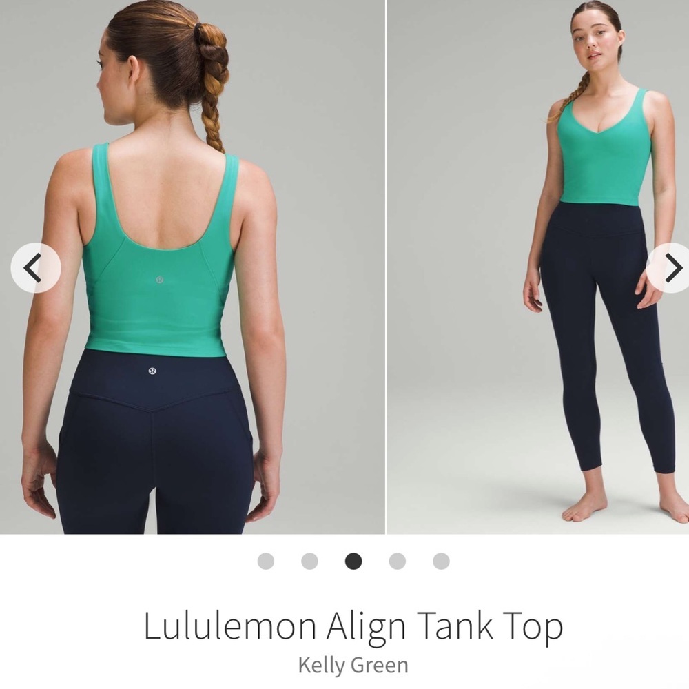 Lululemon Align Tank Top Kelly Green 2023 Style Number: W1DUDS $68 6